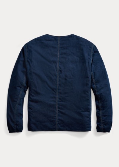 Chaquetas Ralph Lauren Hombre Azules - Twill Liner - OVRIE5146